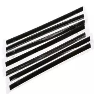테이크아웃 깔끔한개별포장 일자형 스트로우 / 블랙 500개