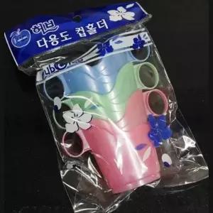 홀더 다용도 종이컵 가정용종이컵홀더 컬러 6p세트 (WFGU3PP)