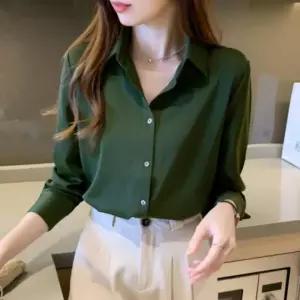 여성 기본 쇼핑 블라우스 여성 추천 시폰 긴팔 기본긴팔블라우스 패션