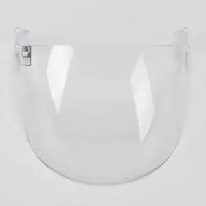 보안면 F-71AXS 투명 곡면렌즈 안전모 고글 현장 작업 설비 안면보호 보호경 보안경