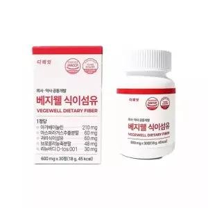 베지웰 식이섬유 식이섬유정 베지 600mg x 30정 in