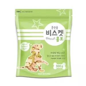 강아지간식 실속비스켓 콤보 300g 1P 교육 훈련용 과자