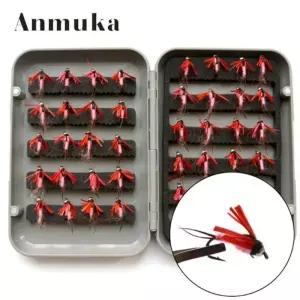 Anmuka베스트 완성 플라이 낚시 훅 세트 박스