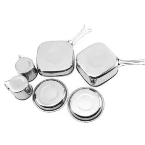 캠핑 스텐레깔끔한스 식기 요리도구 휴대 쿠커세트 2준