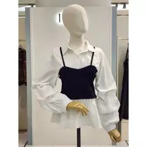 갤러리아 이프네 뷔스티에 레이어드 블라우스 (IQ2WBL08)