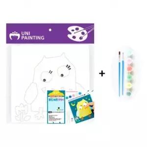 유니아트 DIY유화그리기보드세트 부엉이 갑(5개입) (WFKGMPJ)