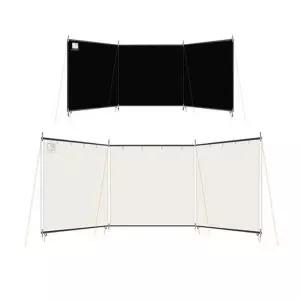 캠핑시 바람베이직을 막아주는 4.4M 스크린 가림막 X 2개입