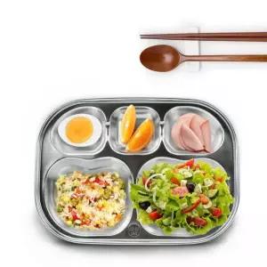 [룽스]스텐식기 식판 어린이집 유아식판