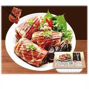 [룽스]흑마늘 돼지갈비 양념구이-1.4kgx1팩(무뼈 4대)