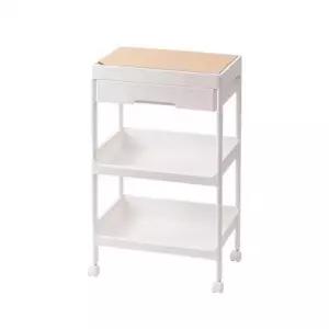 테이블 트레이 이동식 3단 무빙카트 트롤리 서랍수납