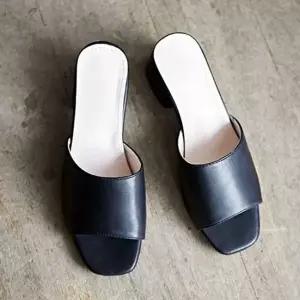 KING 베이직 토오픈 미들힐 슬리퍼 샌들 (WFKHYF6)