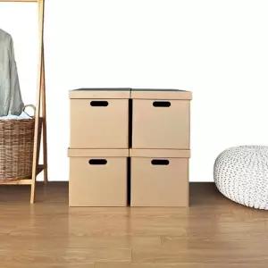 정리함 뚜껑형 이사 수납 보관함 박스 종이 옷장 대형