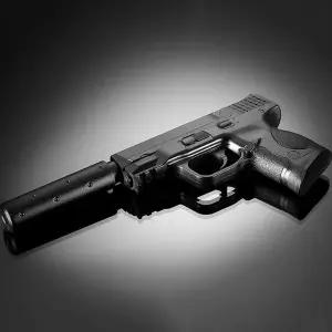 [하프클럽/알티피아]소음기 Silencer MP 9C 아카데미 에어건