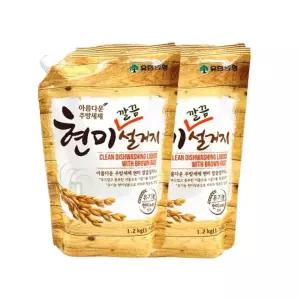 LW 유한 현미 깔끔 설거지 주방세제 1.2kg
