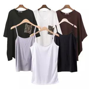 중년 빅사이즈 여름 민소매 티셔츠 롱 나시 미시 큰옷 사이즈에서 자유로운
