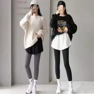 밴딩 레이어드용 페이크 힙 커버 이너 단추 스커트 WFLOZPP