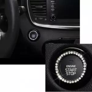 자동차 버튼커버 스타트버튼 커버 링 시동버튼 큐빅 WFLPWZP