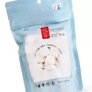 휴대 학교 관공서 코인티슈 지퍼100 PnT 압축티슈 2428 물티슈 H08WB69A0A