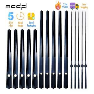 MCDFL 벽시계 메커니즘 손 화살표 세트 시간 분 초침 Uhr 기계식 석영 팔 부품