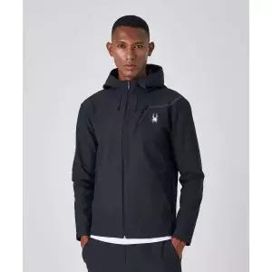 스파이더 SPYDER 남성 트레이닝 기모 우븐 집업 SPJWCNFT207MBLK 168339