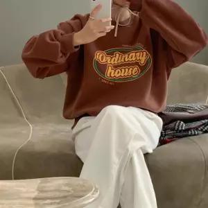 여성 프린트 양기모 퍼프 소매 시보리 라운드넥 면 티셔츠