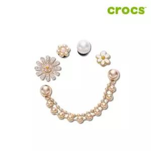 [크록스]예쁜 골드 지비츠 5개 세트 10014866_CA
