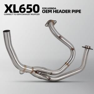 혼다 Transalp 650 XL650V 600 오토바이 배기 매니 폴드  인터페이스 OEM 머플러 연결