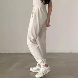 여자 좋은 조거팬츠 밴딩 신축성 골지 바지 얇은 WFLPTNT
