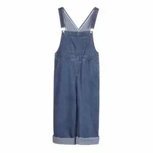 꾸안꾸 데님 멜빵바지 점프수트 일자핏 여자 오버롤 청 WFLPTO1