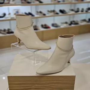 [미소페][미소페] by미소페 여성 체인 포인트 슬림힐 앵클부츠 (7cm) 112546019 (P003750963)