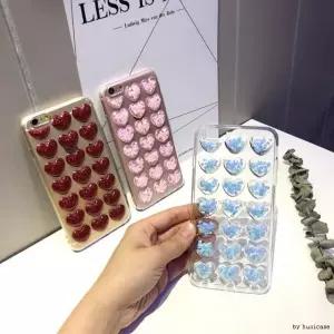 [후니케이스]투명하트젤리케이스펄엠보싱예쁜폰케이스 전용상품1