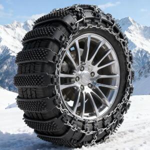 직물 스노우체인 눈길 체인 10개 미끄럼 방지 조절 가능 휠 타이 벨트 픽업 트럭용 겨울 하이킹 트레일러