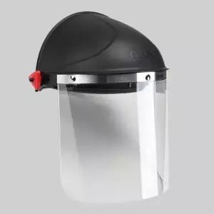 보안면 F-65A 투명 곡면렌즈 안전모 고글 현장 작업 설비 안면보호 보호경 보안경