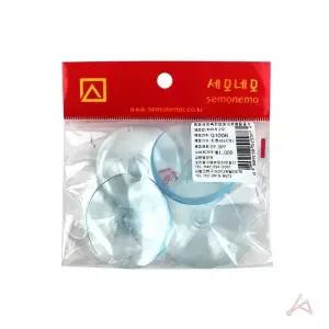 압착 유리부착 흡착고무 4개 흡착 45mm 부착형 고리 (WFGTIC7)