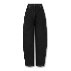 스튜디오 톰보이 백 어드저스터블 디테일 배기핏 데님 바지 9105362112_isa