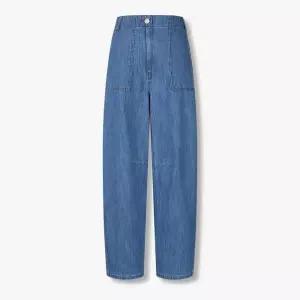 스튜디오 톰보이 카펜터 포켓 배기핏 데님 바지(9105362101).CNN