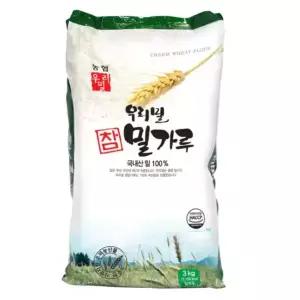 농협 우리밀 참밀가루 3kg