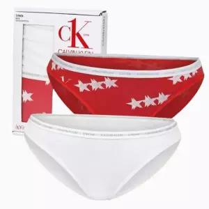 [Calvin Klein]UNDERWEAR 캘빈클라인언더웨어 캘빈클라인 여성 비키니 2팩 삼각 팬티 QD3789-W5H 220713...