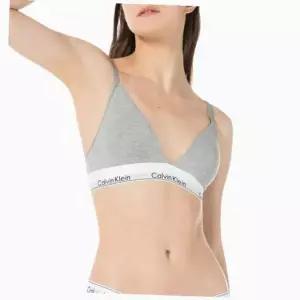 [Calvin Klein]UNDERWEAR 캘빈클라인 CK 언더웨어 코튼 여성 트라이앵글 브라렛 스포츠 브라탑 QF5650E-...