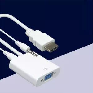 HDMI to VGA 컨버터 스테레오 3.5mm 오디오 지원 108