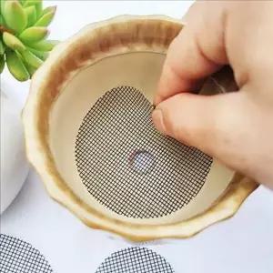 [에이치플러스몰]원형 식물 배수망 분갈이 깔망 다육식물 화분받침 정원용