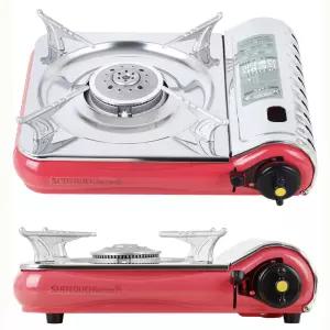 야외식당 휴대용버너 스텐국물받이 부르스타 미니가스렌지 화력좋은