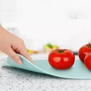 거치대포함 간편보관 논슬립 휘는 캠핑도마 미니 위생 싱크대 김치