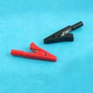 미니 바나나잭 젠더 악어 클립 제작용 전원 집게