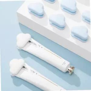 심플 튜브 치약 걸이 디스펜서 화이트