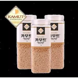 [셀러허브]KAMUT 카무트 쌀 고대곡물 기능성쌀 1kg 3개(용기) (S38037224)