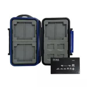 SMJ 올인원 USB 2.0 멀티 리더기 메모리 케이스 세트 TF CF SD (WFKHQAP)