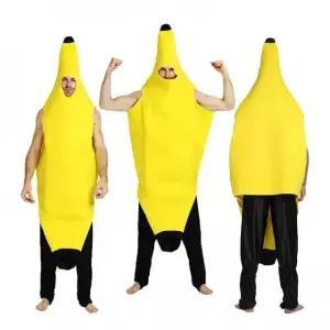 코스튬 바나나 의상 코스프레 복장 캐릭터 즐길거리 파티용 (WFKIPXG)