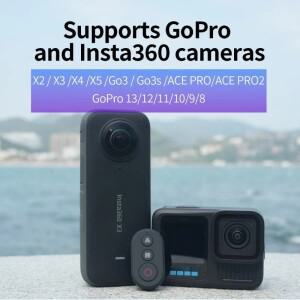 ta360  GoPro 스포츠 카메라에 호환 블루투스 리모컨 360 X2 X3 X4 X5 GO3 Ace Pro 10 11 12 13