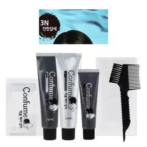 무PPD 저 암모니아 건강 윤기있는 염색약 3N 진한갈색